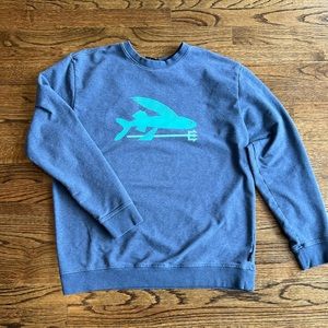 Patagonia Men’s navy heathered sweatshirt, Size L